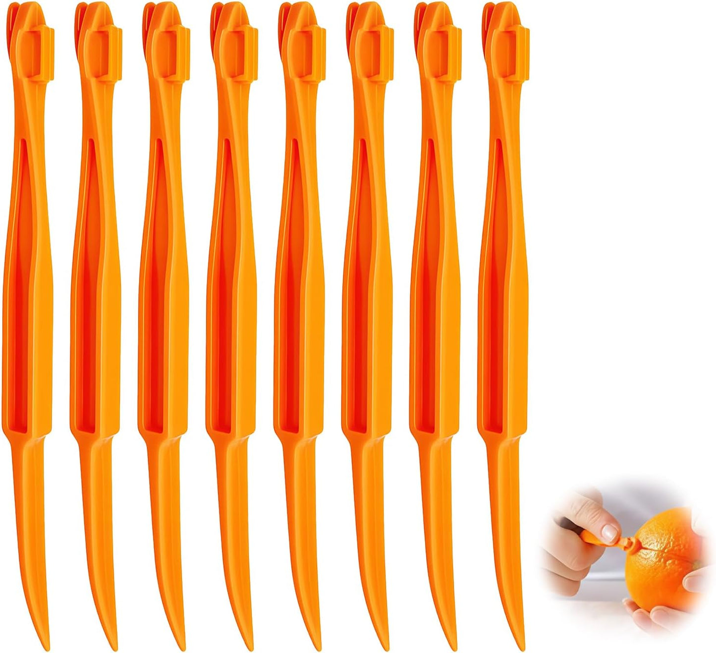 6 Pcs Orange Peeler Tools- Easy Orange & Lemon Fruit Peel Cutter Vegetable Slicer Fruit Tools