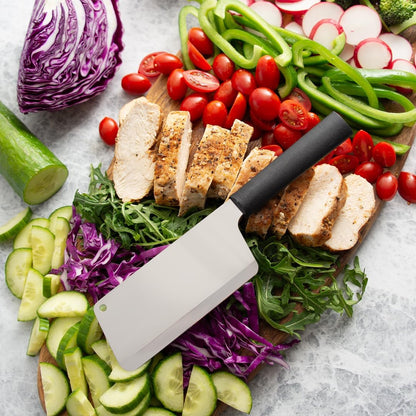 Rada Cutlery Chef’s Dicer Knife (R129), 5.25" Stainless Steel Blade, Silver Handle