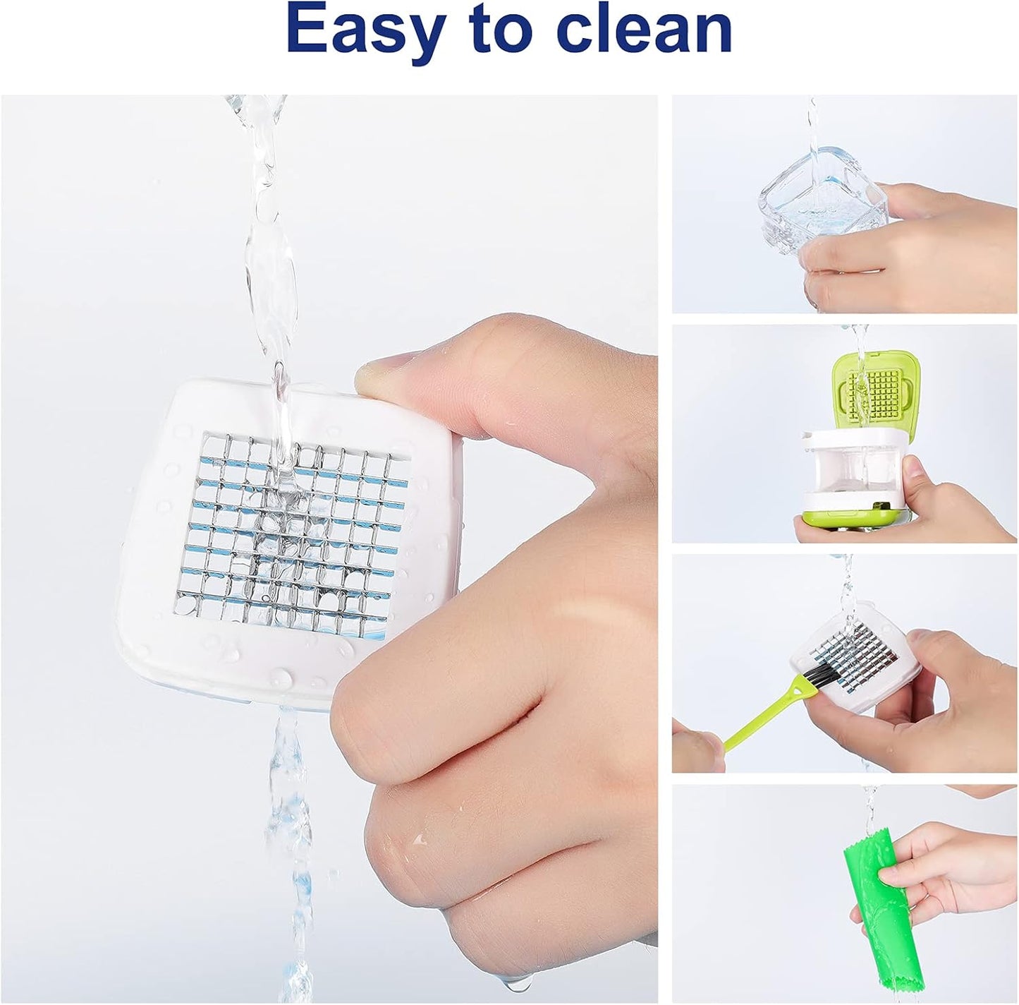 Updated Garlic Press&Peeler Set- Convenient Dicing and Slicing. Chopper, Masher & Crusher, Mincer and Paste