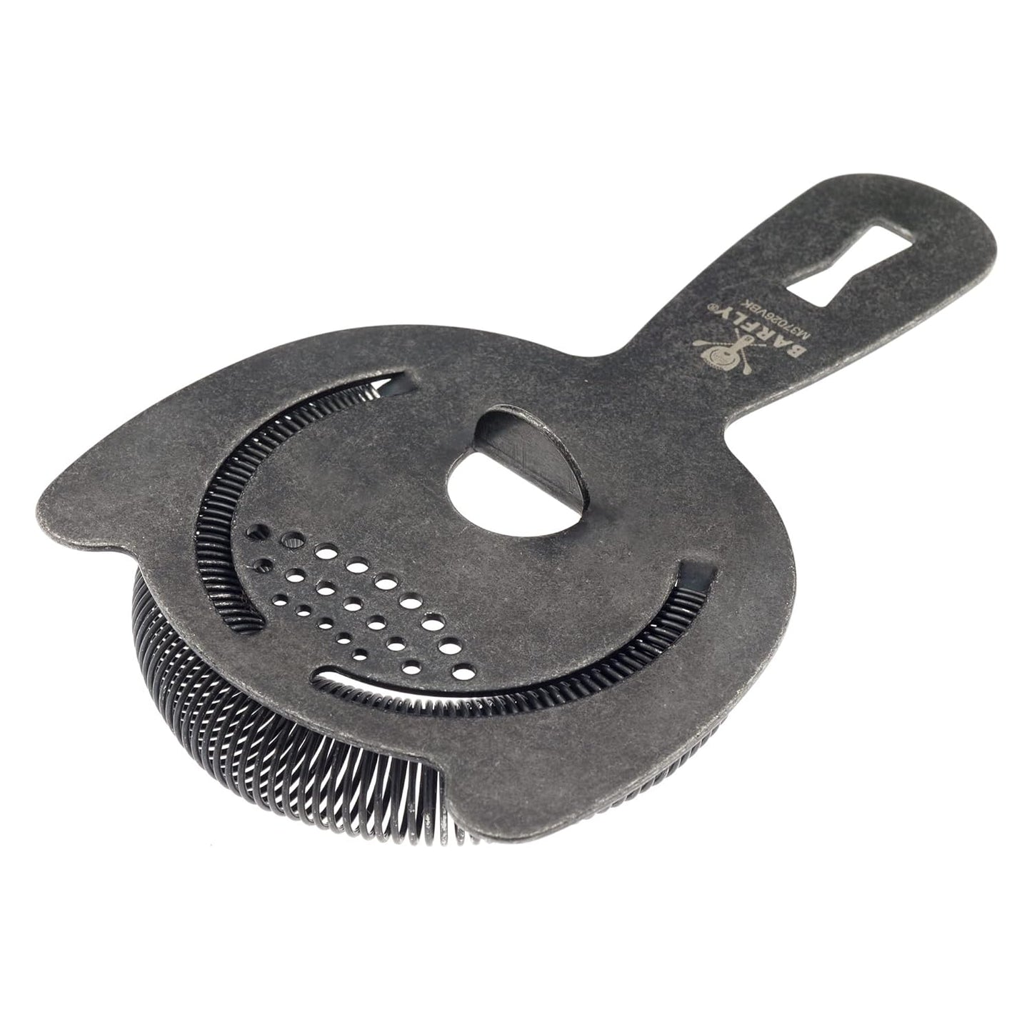 Barfly Fine Mesh Spring Strainer, Black