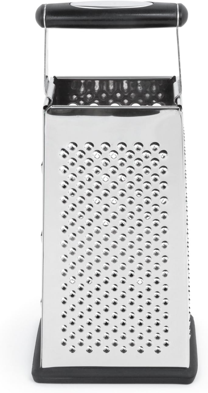 Fox Run 4-Sided Grater, Stainless Steel, 8-Inch