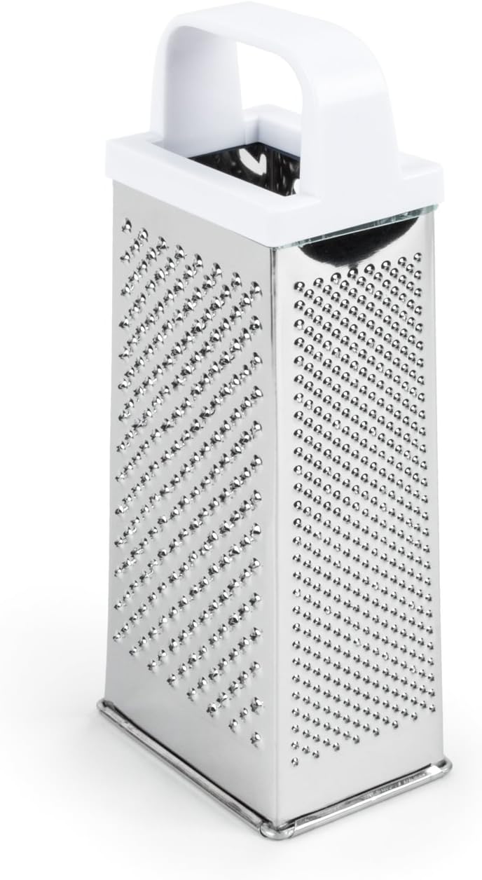 Fox Run 4-Sided Grater, Stainless Steel, 8-Inch