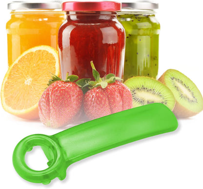 1 Pack Red Jar-key Jar Opener The Original Easy Use by Anyone (Transparent)