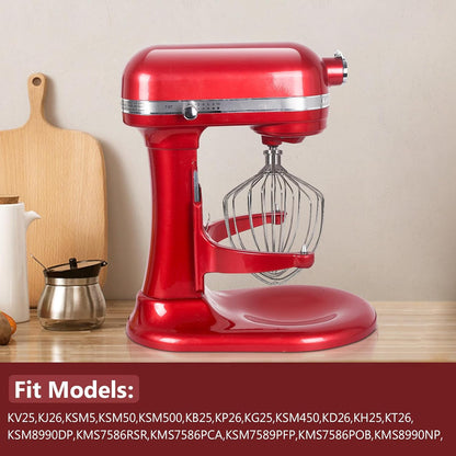 Stand Mixers Accessories 3-Piece Including K45WW Wire Whip & K45DH Dough Hook & K45B Flat Beater fit for Kitchenaid 4.5-5QT Tilt-Head Stand Mixers