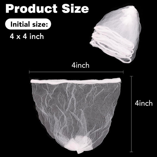 450 PCS Kitchen Sink Strainer Mesh Bag Suitable for Various Sizes of Sink Strainers, Disposable Sink Net Strainer Filter Bags for Sink Drain for Collecting Kitchen Food Waste Leftover Garbage