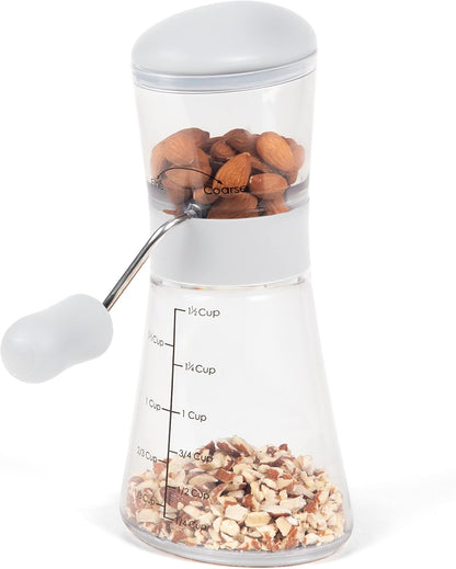 Prepworks by Progressive Nut Chopper with Non-Skid Base, Red
