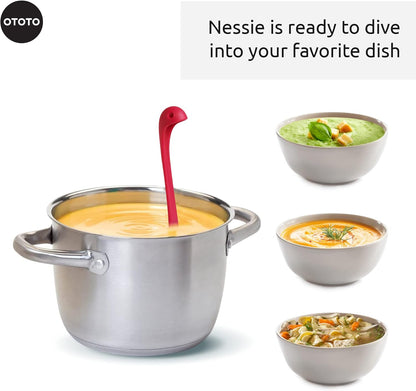 OTOTO The Original Nessie Ladle - Soup Ladle, Cute Gifts, Funny Kitchen Gadgets, Loch Ness design, Cooking Gifts for Mom - Cute and Practical Kitchen Utensils - Unique Gifts for Women