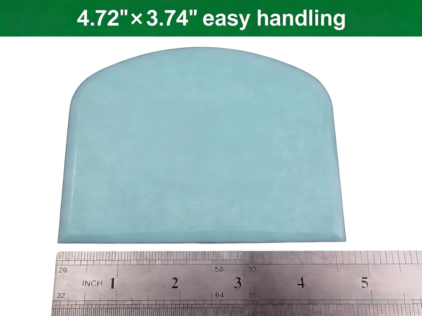 5-Pack Dough Scraper Bowl Food-safe Plastic Dough Cutter Flexible Bench Multipurpose Food Scrappers for Bread Dough Cake Fondant Icing