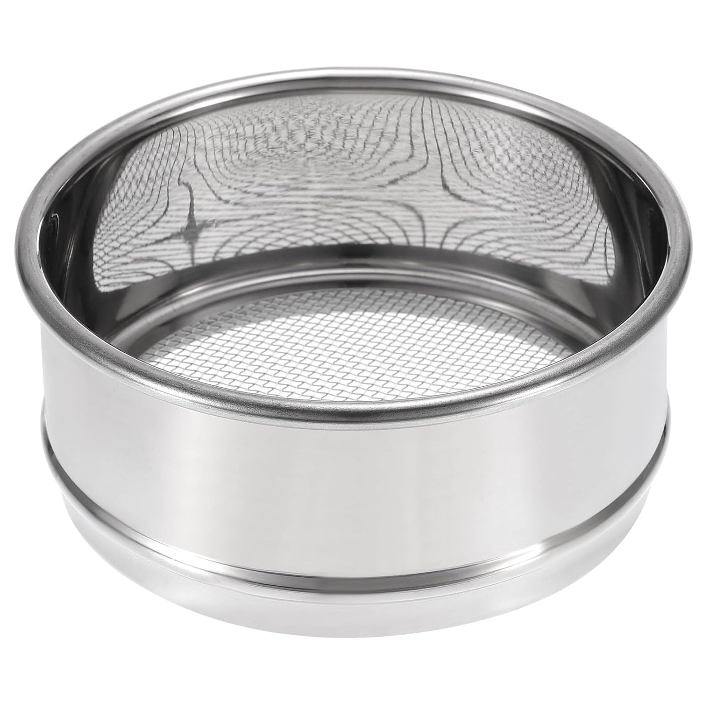 PATIKIL 150 Mesh Lab Sieve, 4" Diameter Test Sieve 304 Stainless Steel Wire Cloth (0.1mm) for Industrial Laboratory