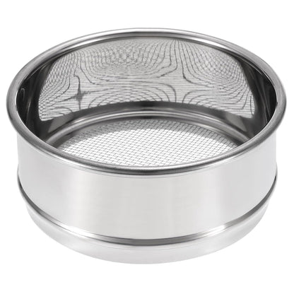 PATIKIL 150 Mesh Lab Sieve, 4" Diameter Test Sieve 304 Stainless Steel Wire Cloth (0.1mm) for Industrial Laboratory
