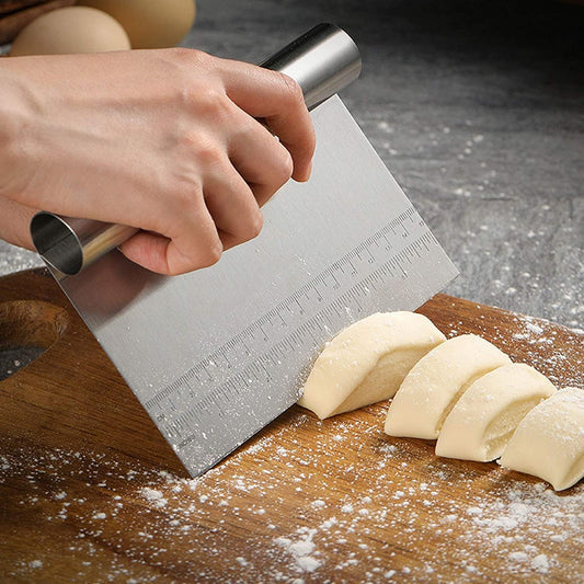 3 pcs Pizza Tool Set Including Pastry Pizza Roller, Pizza Dough Docker that Time-Saving and Dough Cutter (3 pcs)
