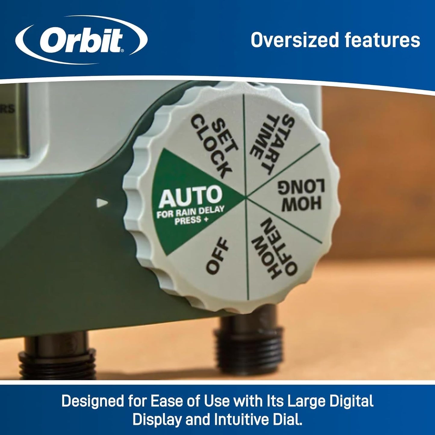 Orbit 62067 1-Outlet Programmable Digital Hose Watering Timer, 2-Pack