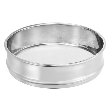 PATIKIL 40 Mesh Lab Sieve, 8" Diameter Test Sieve 304 Stainless Steel Wire Cloth (0.45mm) for Industrial Laboratory - Colors A