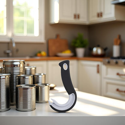 Hand can opener manual, can opener for seniors, Easy Open Ring Pull Can Opener, convenient to open cans labor-saving tools can be used for a variety of Pull-Tab Cans, Soda Cans Canned Pet,Can Openers