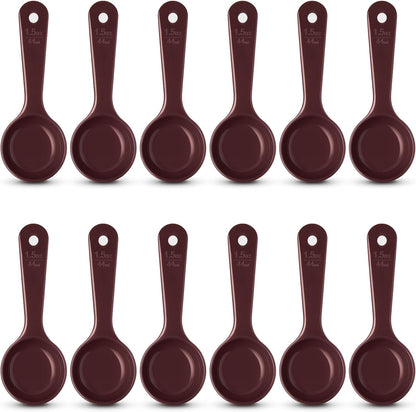 Carlisle FoodService Products 492104 Measure Miser Solid Measuring Spoon with Short Handle, 1 Ounce, Yellow
