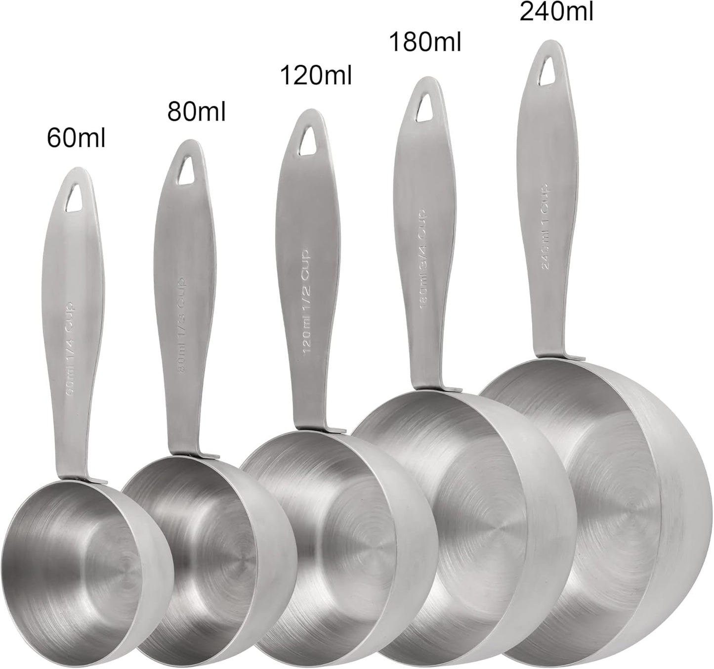 Smithcraft Measuring Cups and Spoons Set, 12 Pieces Stainless Steel Measuring Cup Set, Metal Copper Measuring Cups Spoons, Dry & Liquid Kitchen Measure Cup Spoon & Leveler & Measure Equivalents