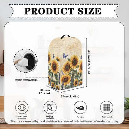 Coffee Pastry Blender Dust Cover with Drawstring Field Stand Mixer or Coffee Maker Cover Anti Fingerprint Polyester Appliance for Home Kitchen Decor
