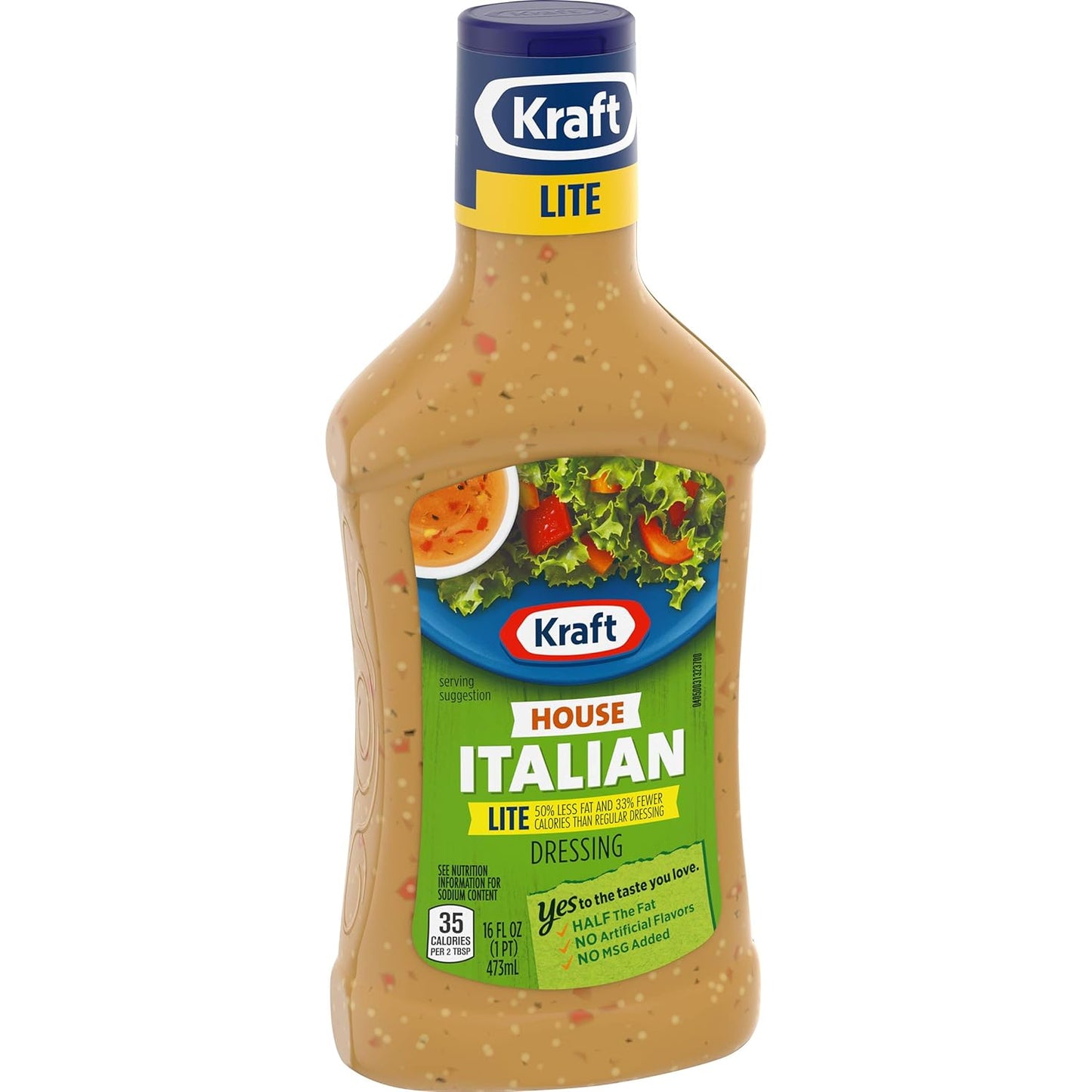 Kraft Zesty Italian Dressing Family Size, 24 fl oz Bottle