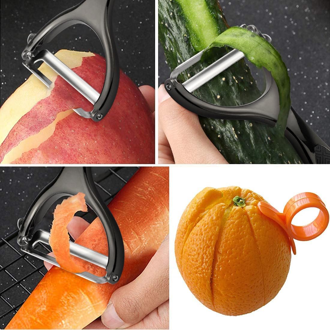 Vegetable peelers for Kitchen, Y shaped peeler for Vegetables, Fruits, Potatoes with Ergonomic Grip, 1 Pack