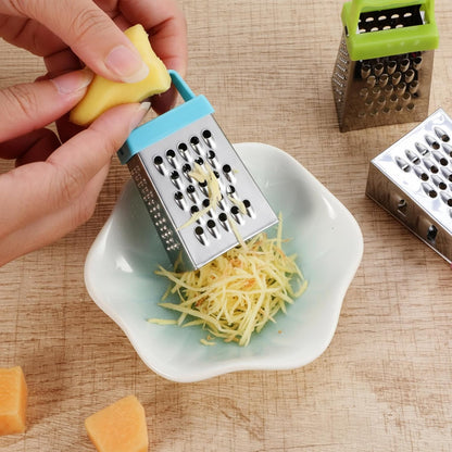 6pcs Mini Cheese Grater Set, Stainless Steel Box Graters, Compact Mini Graters for Kitchen, Small Box Grater for Cheese, Vegetables, Ginger, and More