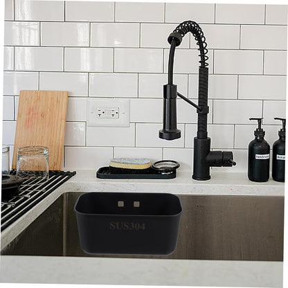 Stainless Steel Sink Drainer Basket Collapsible Dish Rack Suction Cup Silverware Drying Kitchen Storage Strainer