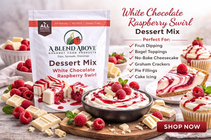 A Blend Above Banana Cream No-Bake Dessert Mix, 3 Pack, No-Bake Cheesecake, Fruit Dip, Dessert Mix, Bagel Topping, Frosting, Cheesecake Filling, Quick and Easy to Make, Makes 16 Ounces, Cream Cheese,