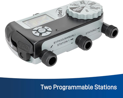 Orbit 62067 1-Outlet Programmable Digital Hose Watering Timer, 2-Pack