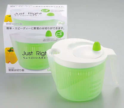 Parukinzoku Just Right Salad Spinner with Handle - 2Quarts