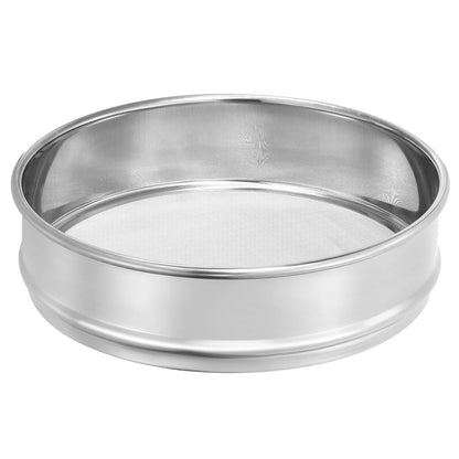 PATIKIL 40 Mesh Lab Sieve, 8" Diameter Test Sieve 304 Stainless Steel Wire Cloth (0.45mm) for Industrial Laboratory - Colors B