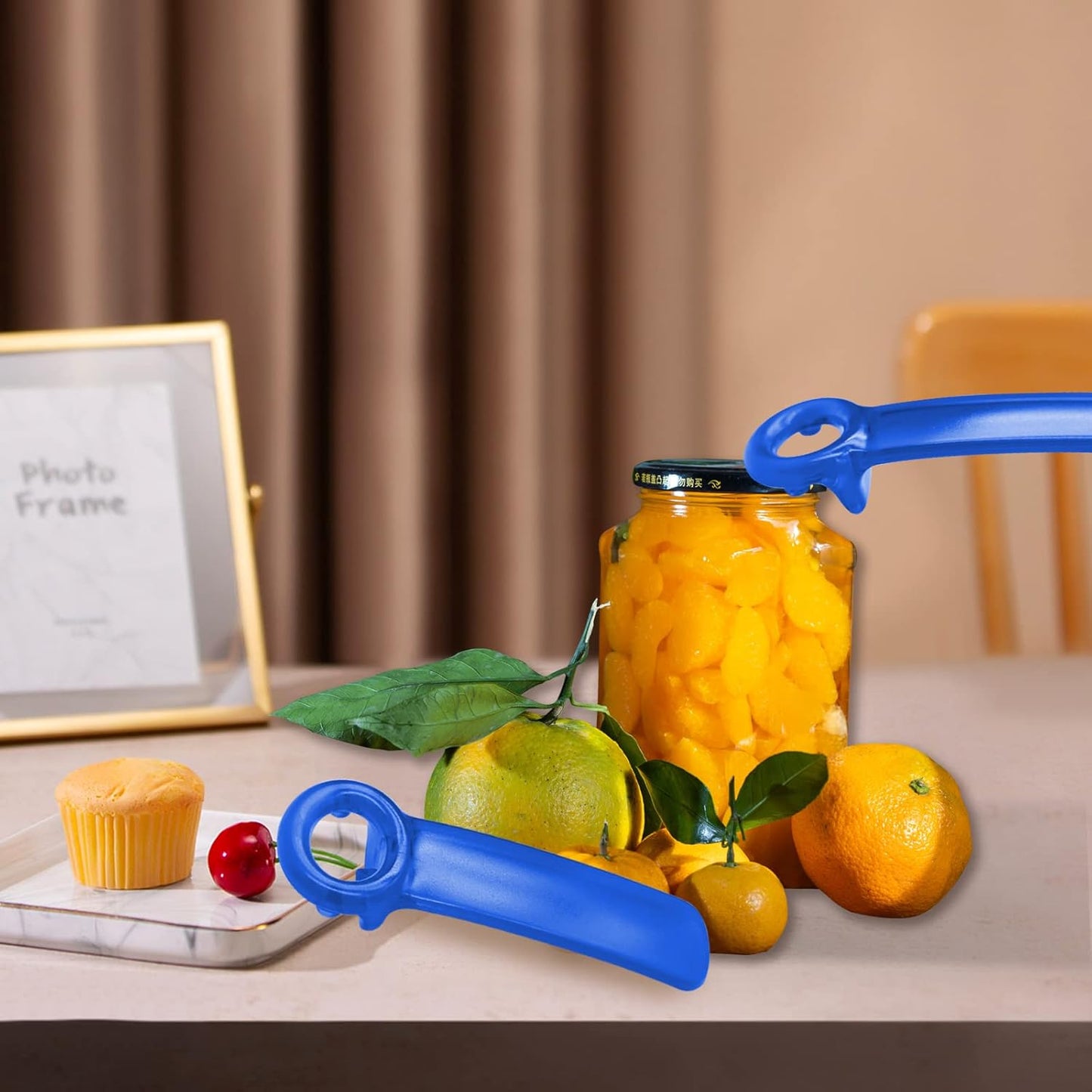 1 Pack Red Jar-key Jar Opener The Original Easy Use by Anyone (Transparent)