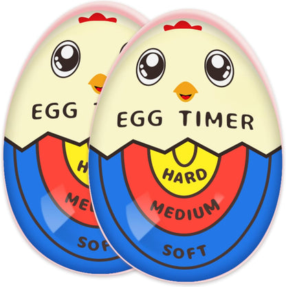 Lasubst Egg Timer for Boiling Eggs that Changes Color When Done, Tricolor