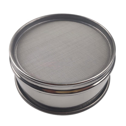 LABALPHA 70 Mesh Lab Sieves, Test Sieve #70 Mesh, 4'' Diameter, 304 Stainless Steel Wire Cloth (0.22mm)