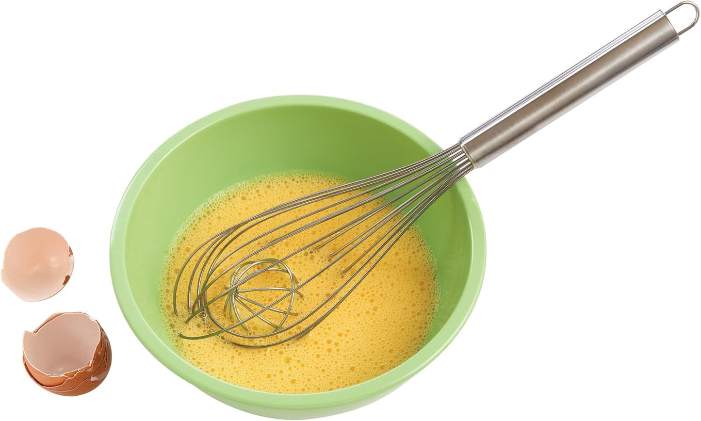 Mrs. Anderson’s Baking Double Balloon with Aerator Ball Wire Whisk, Stainless Steel, 12-Inch