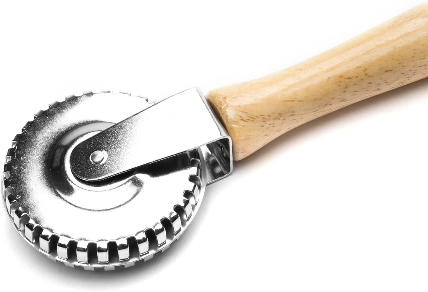 Fox Run 5542 Pastry Wheel Crimper and Cutter, Stainless Steel 1 x 2.75 x 6.5 inches