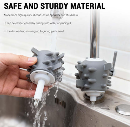 Silicone Garlic Peeler Attachment for Electric Garlic Peeler Machine and Meat Grinder, 2L/3L Compatible, Effortless Skin Remover, Quick & Easy to Clean, Odor-Free Kitchen Gadget (Grey-for 2L)