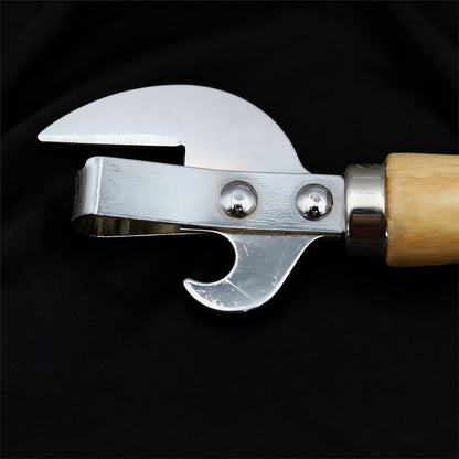 Stainless Steel Japanese Can Opener Manual, Old Fashioned Vintage Style Handheld Tool for Kitchen & Camping, Small & Efficient Abridor de Latas Manual