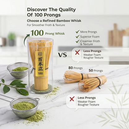 Matcha Whisk Set ,7 Pcs Matcha Set, Matcha Kit for Ceremony, Tradition Tea Set for Making Breakfast/Latte, with 20 OZ Bowl(Chawan)/Whisk and Holder, Valentine's Day Gift for Family/Friend Tea Lovers