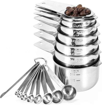DOTINGHUX Plastic Measuring Spoons 8-Piece,Assorted Colors
