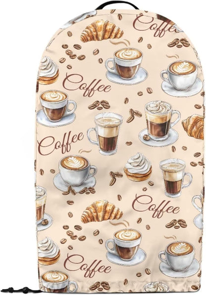 Coffee Pastry Blender Dust Cover with Drawstring Field Stand Mixer or Coffee Maker Cover Anti Fingerprint Polyester Appliance for Home Kitchen Decor