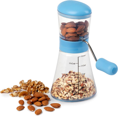 Prepworks by Progressive Nut Chopper with Non-Skid Base, Red