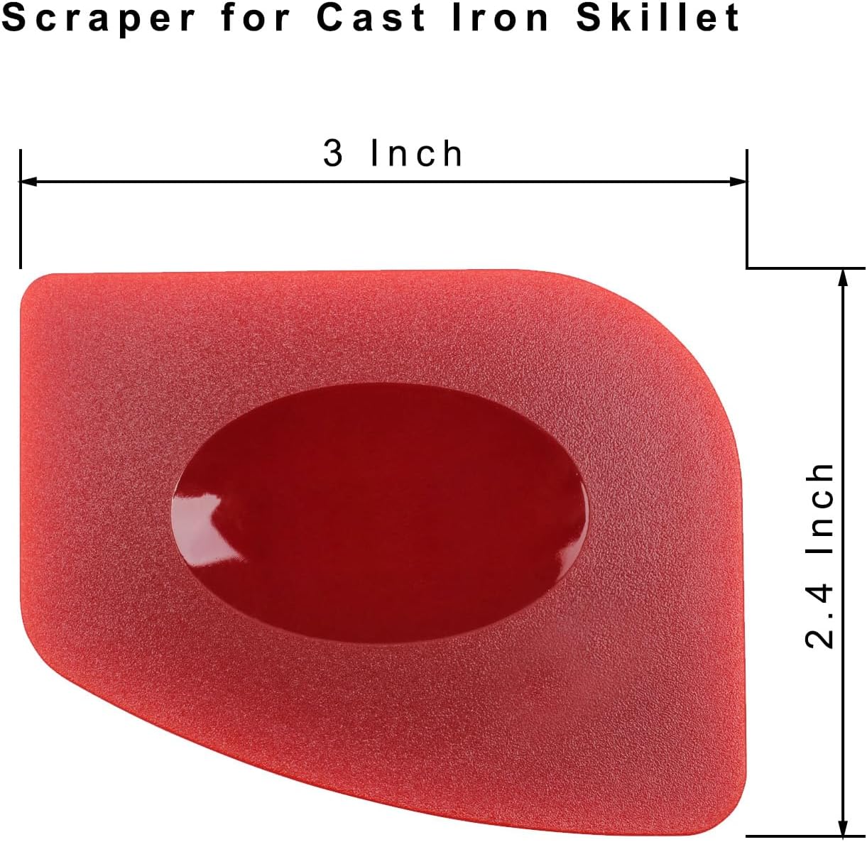 Professional Food Scraper Pan Scraper, Sturdy Grill Pan Cleaning Scraper, Multi-Use Food Scrapper for Kitchen & Grilling