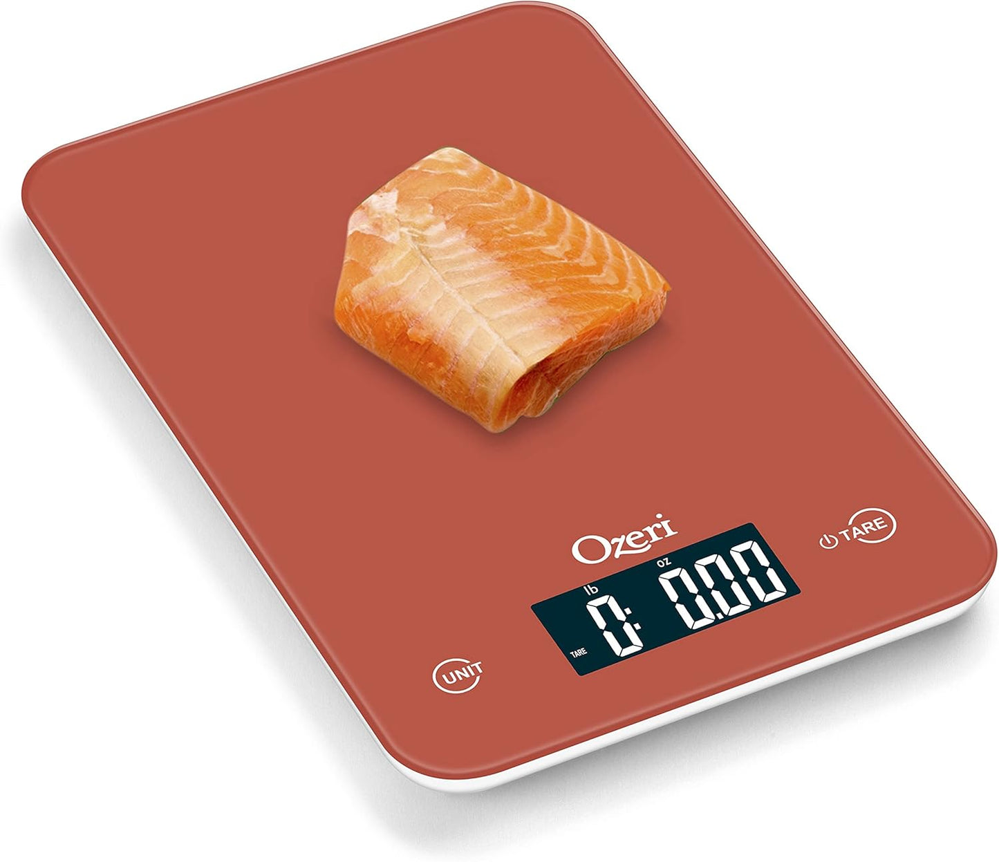 Ozeri Touch Professional Digital Kitchen Scale (12 lbs Edition), Tempered Glass in Elegant Black