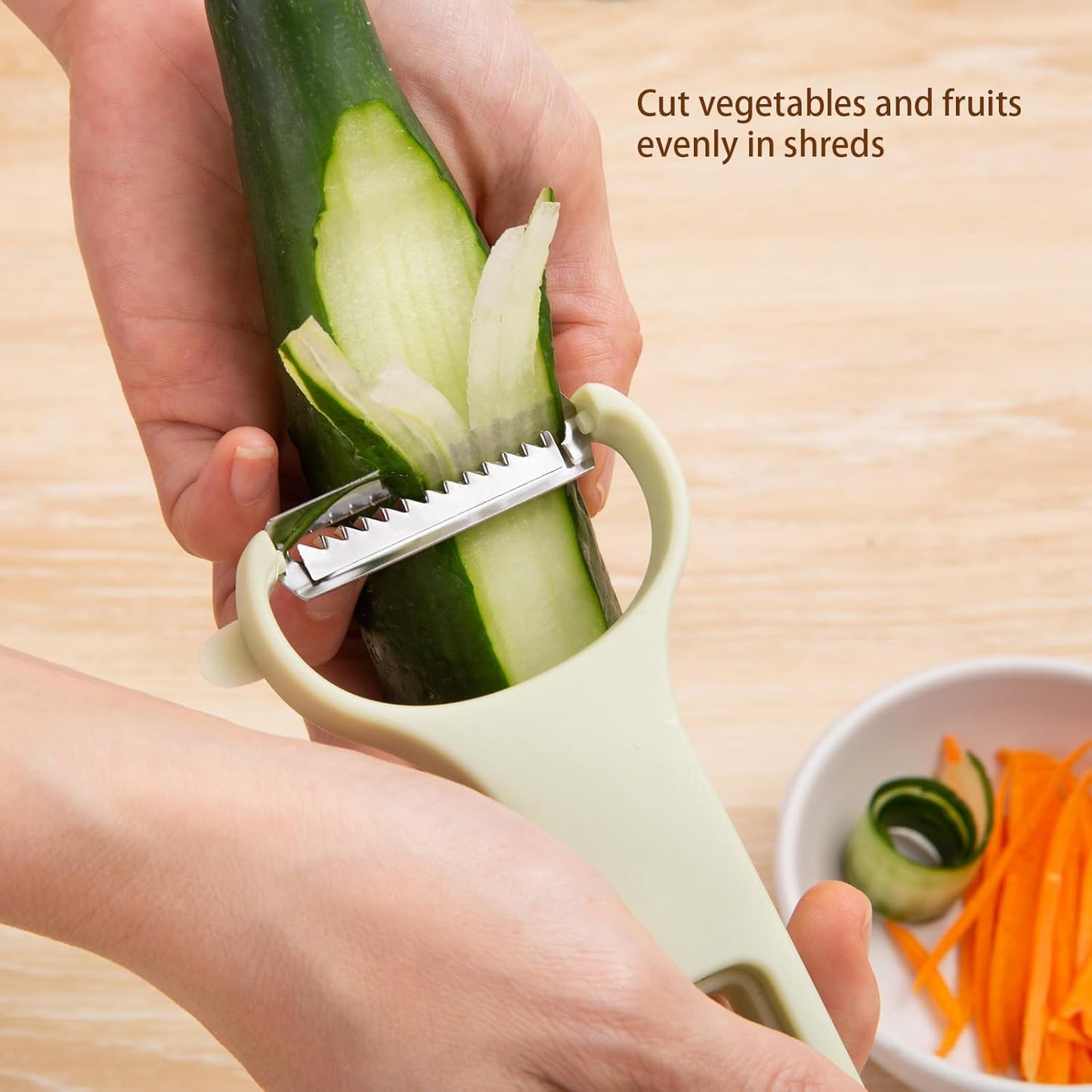 Potato Fruit Vegetable Peelers for Kitchen,Julienne Veggie Peeler,3 Piece Y Peeler Set