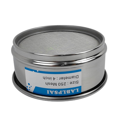 325 Mesh Lab Sieves 4" Diameter 304 Stainless Steel Wire Cloth Test Sieve for Industrial Laboratory Home