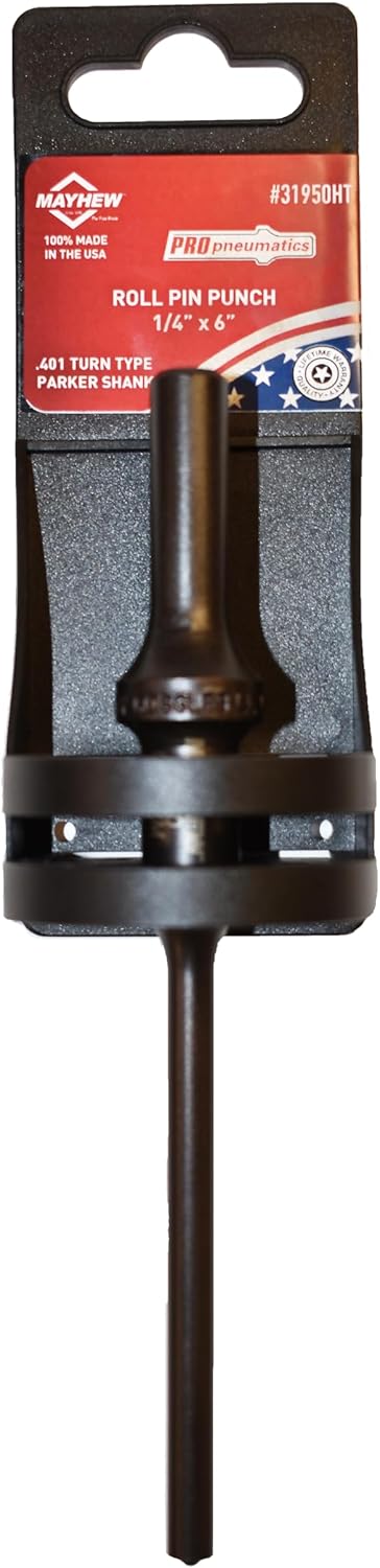 Mayhew Tools 32020 Pneumatic Roll Pin Punch, 5-Piece Set