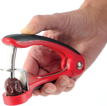 Norpro Cherry Olive Pitter, 1-Pack, Red