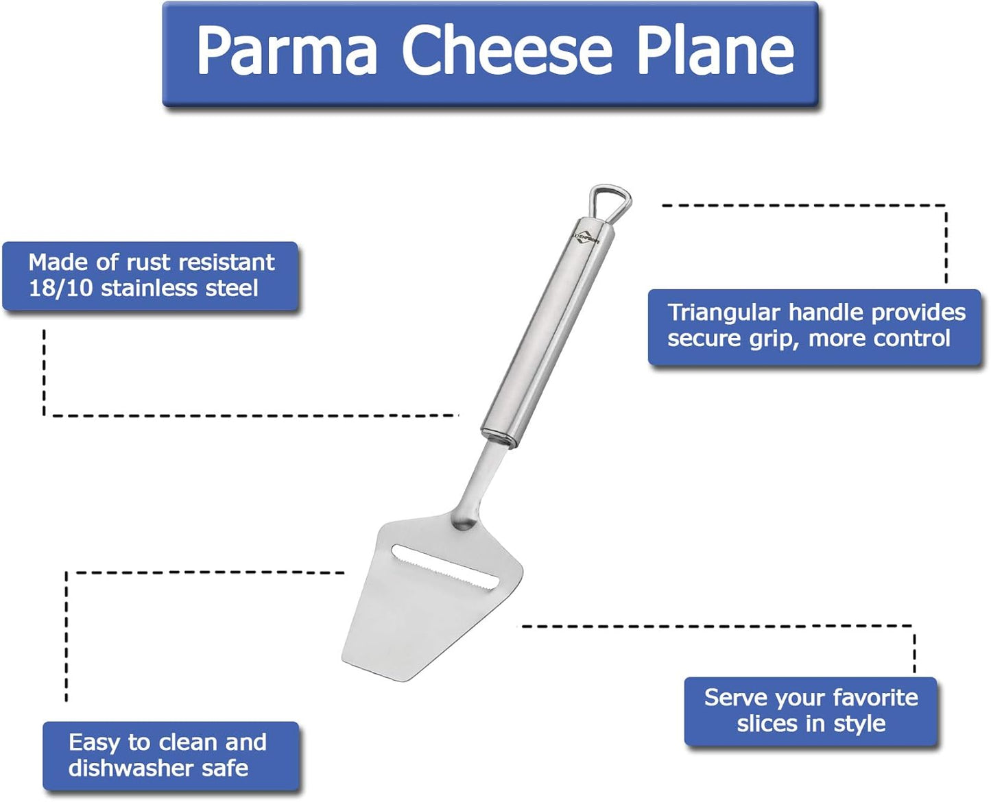 Küchenprofi K1210142800 Parma Stainless Steel Y-Peeler, 7.5 Inch