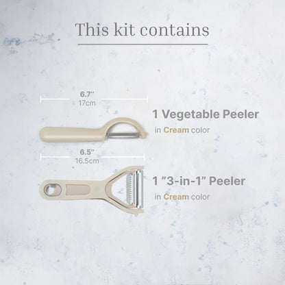 Swivel Vegetable Peeler with Built-in Eye Remover – Stainless Steel Blade with Comfortable Handle, Fruit and Vegetable Slicer, Potato and Carrot Cutter – Kitchen Tools & Accessories – Blue