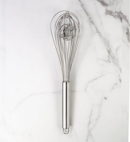 Mrs. Anderson’s Baking Double Balloon with Aerator Ball Wire Whisk, Stainless Steel, 12-Inch