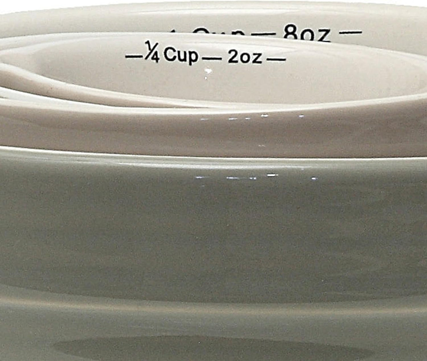 Creative Co-Op Bowl Shaped Measuring Cups (Set of 4 Sizes)